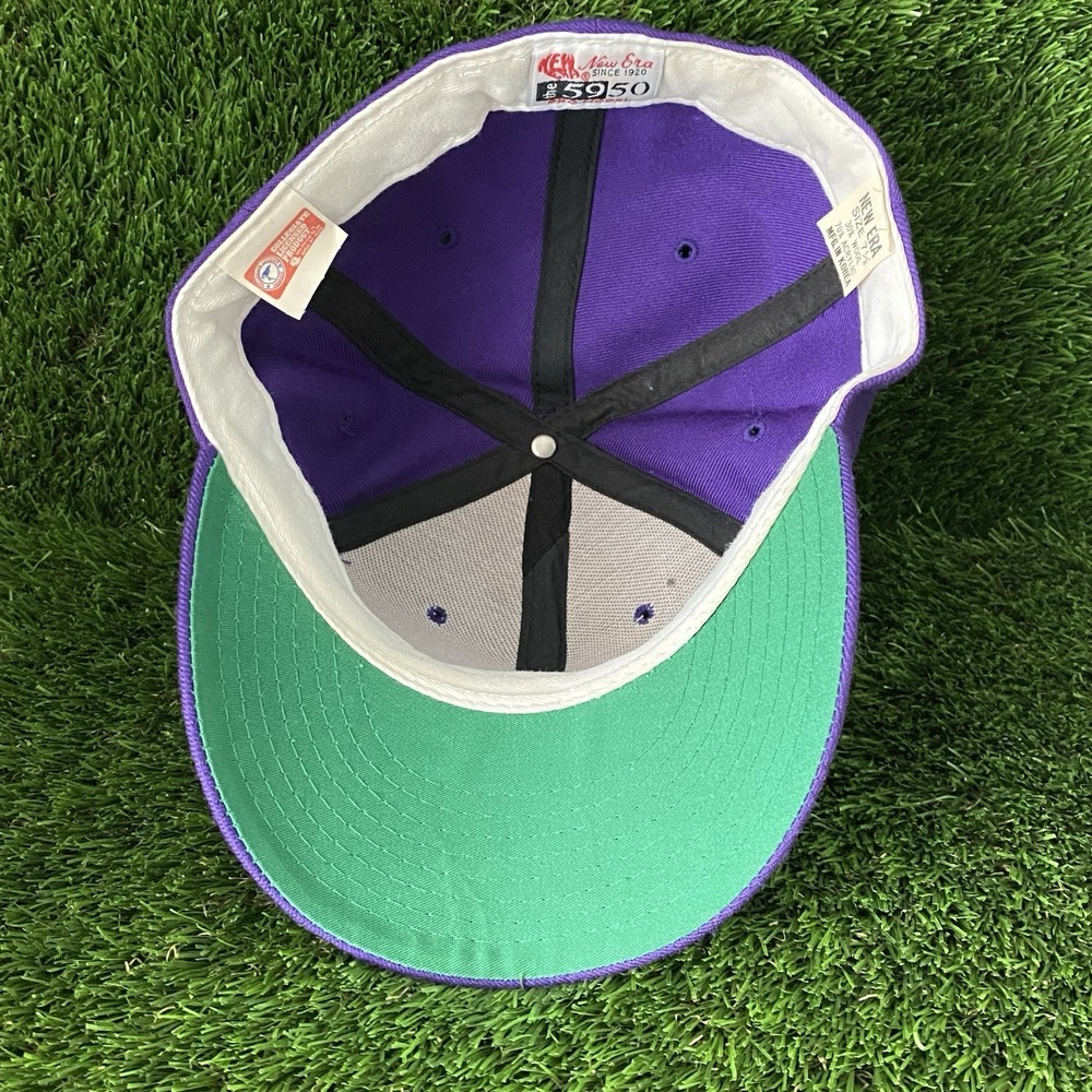 VTG LSU New Era Pro Model 50fifty Fitted 7.5‎ Embroidered Baseball Cap Hat NCAA - Picture 7 of 9